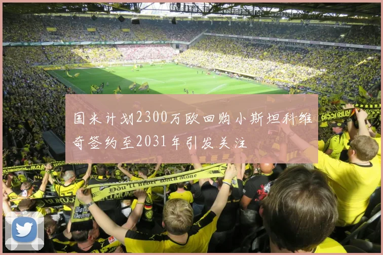 国米计划2300万欧回购小斯坦科维奇签约至2031年引发关注